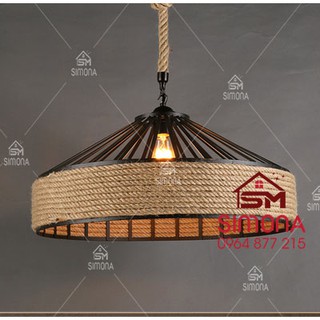 Đèn thả Thừng Nâu DT 0317