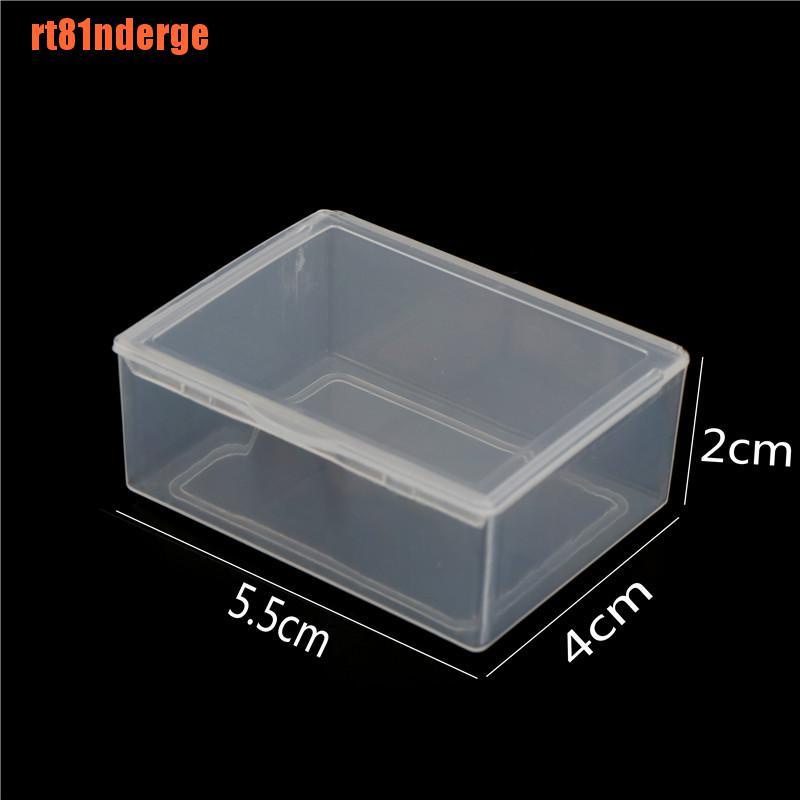 Hộp Đựng Thẻ Tên / Trang Sức Mini Bằng Nhựa Trong Suốt