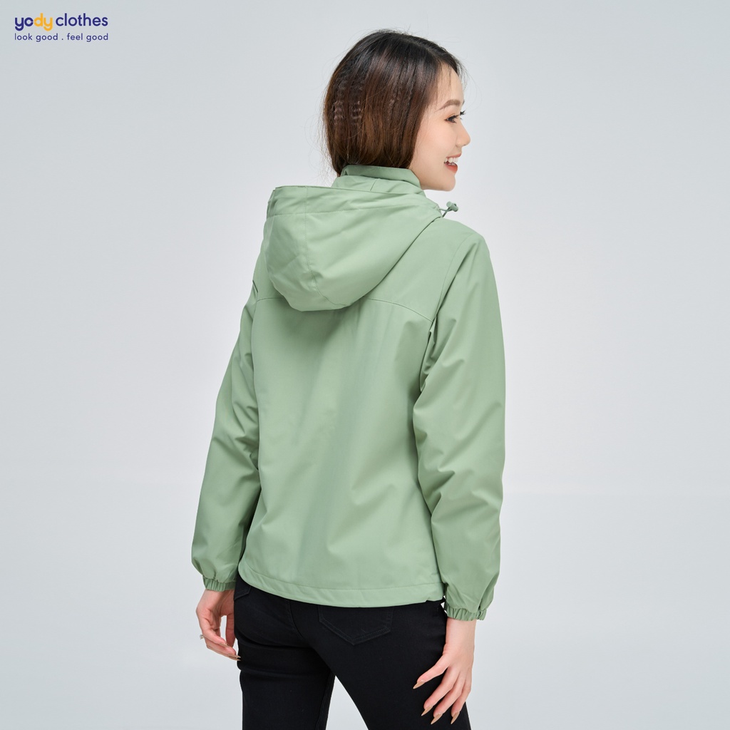 Áo khoác gió nữ YODY 2 lớp siêu nhẹ chống nắng cản nước cản bụi AKN4024