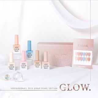 Bộ sản phẩm sơn gel thạch có nhũ verygoodnail hàn quốc bộ sưu tập Syrup Pearl 2019 [Chính hãng]