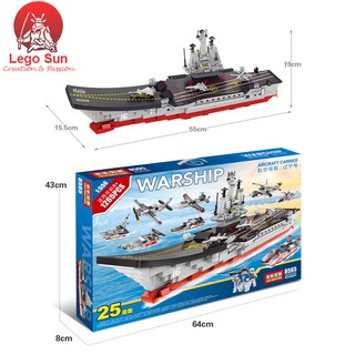 Lego Lele Brother 8565 lắp ráp chiến hạm 1265 chi tiết, lắp được 25 mô hình khác nhau