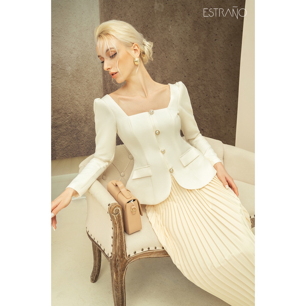 Set áo dáng vest cách điệu chất liệu dạ Tweed cao cấp - Naomi Set | BigBuy360 - bigbuy360.vn