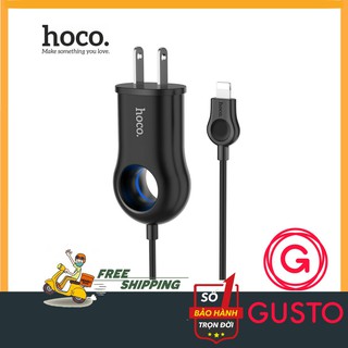 Bộ củ cáp sạc nhanh hoco c44 cho iphone/android hỗ trợ đèn led