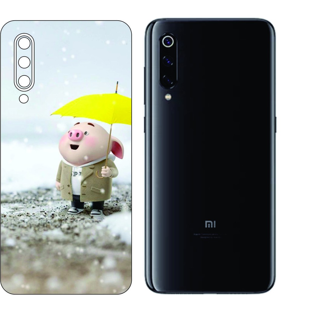 Miếng dán Skin 3D in hình theo yêu cầu Xiaomi 9