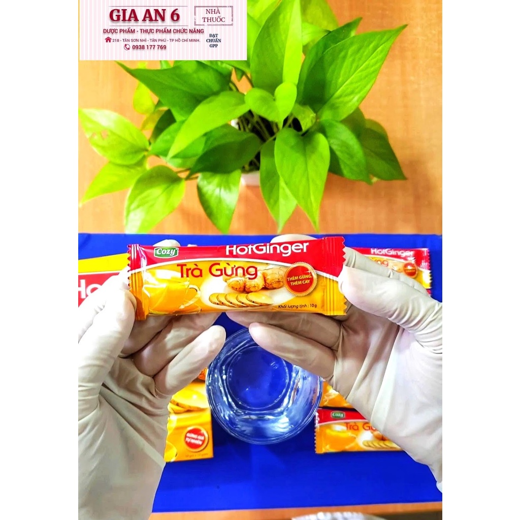 TRÀ GỪNG HOTGINGER - ẤM BỤNG - TRỢ TIÊU HÓA