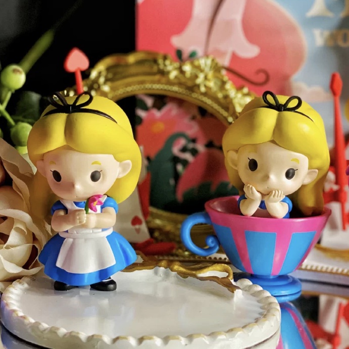 ★Hgtoys★Mô Hình Búp Bê Popmart Alice Wonderland Series Mystery Trang Trí