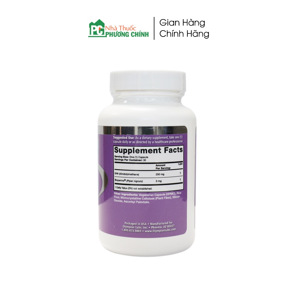Viên Cân Bằng Nội Tiết Tố Nữ Dim For Her Olympian Labs - Giúp Cân Bằng Và Sản Sinh Estrogen Tốt Nho Nữ