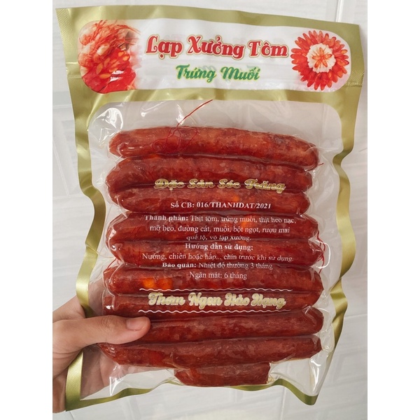 Lạp xưởng tôm trứng muối đặc sản Sóc Trăng | BigBuy360 - bigbuy360.vn