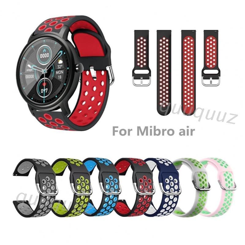 Dây Đeo Thay Thế Chất Liệu Silicon Thiết Kế Nhiều Lỗ Thời Trang Cho Xiaomi Mibro Air
