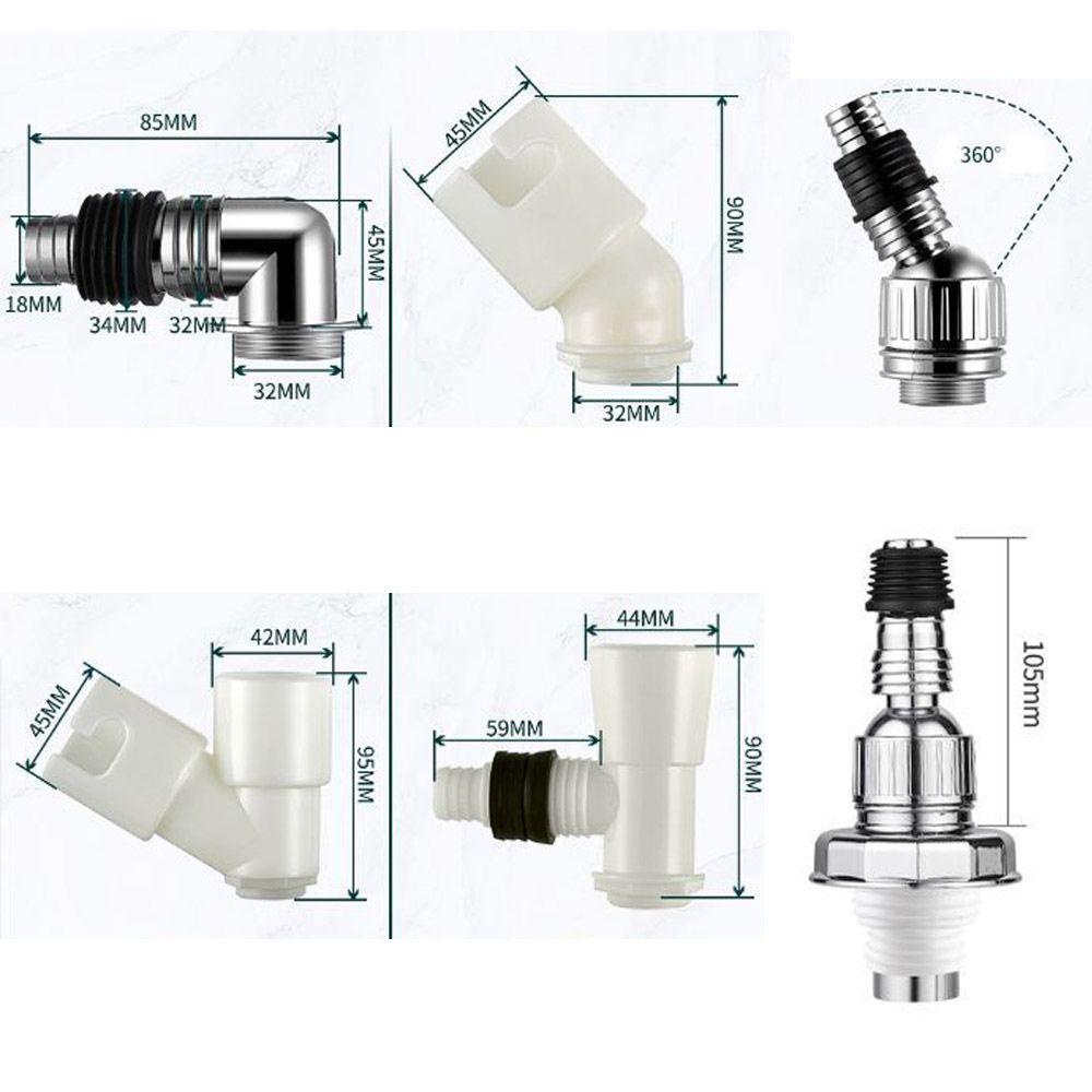 Đầu Nối Ống Thoát Nước Máy Giặt Chống Nghẹt Tiện Dụng