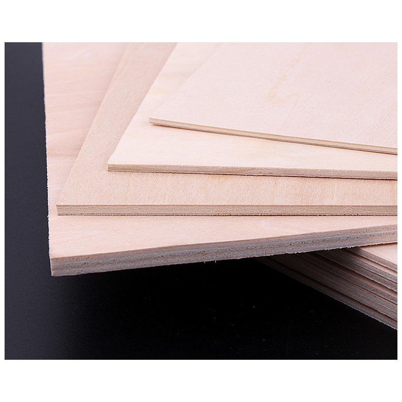 Gỗ tấm cứng khổ 20x30cm dày 2mm - 3mm - 5mm
