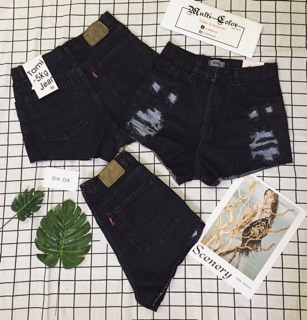 Quần short jean nữ lưng cao (100% ảnh thật)