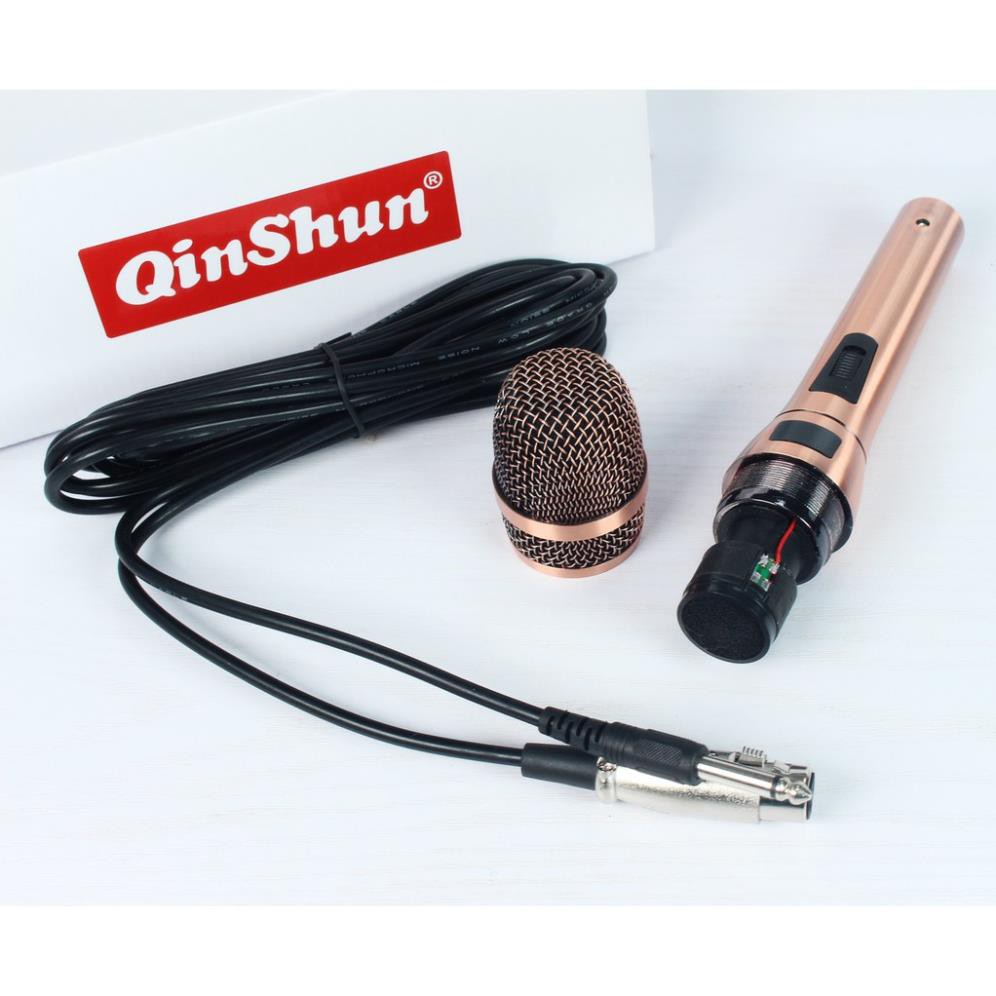 Micro dây karaoke tuyệt đỉnh Quishin S-003 hút âm cực tốt, hát cực hay nay đã có mặt tại Việt Nam độc quyền chính hãng