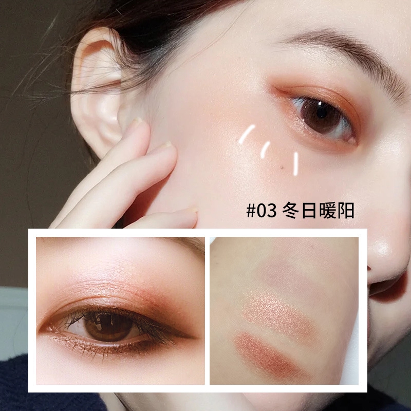 [Hàng mới về] Bảng Phấn Mắt 4 Màu Đất Ánh Ngọc Trai Không Thấm Nước Xinh Xắn  Nội Địa Trung | BigBuy360 - bigbuy360.vn