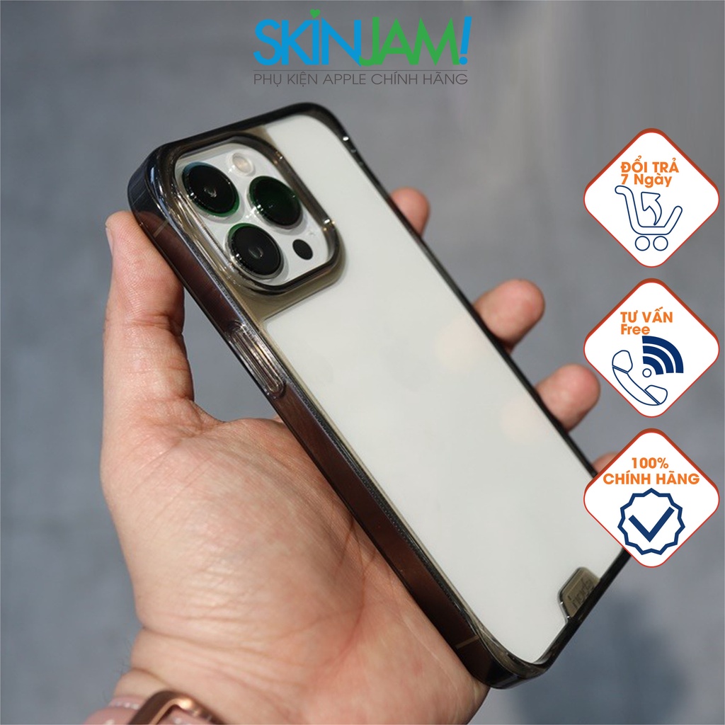 Ốp Lưng Crystal Pro HODA, Trắng Trong & Màu Khói iP 14Promax/ 14Plus/ 14Pro/ 13 Promax/ 13Pro/ 13 Chính Hãng HODA