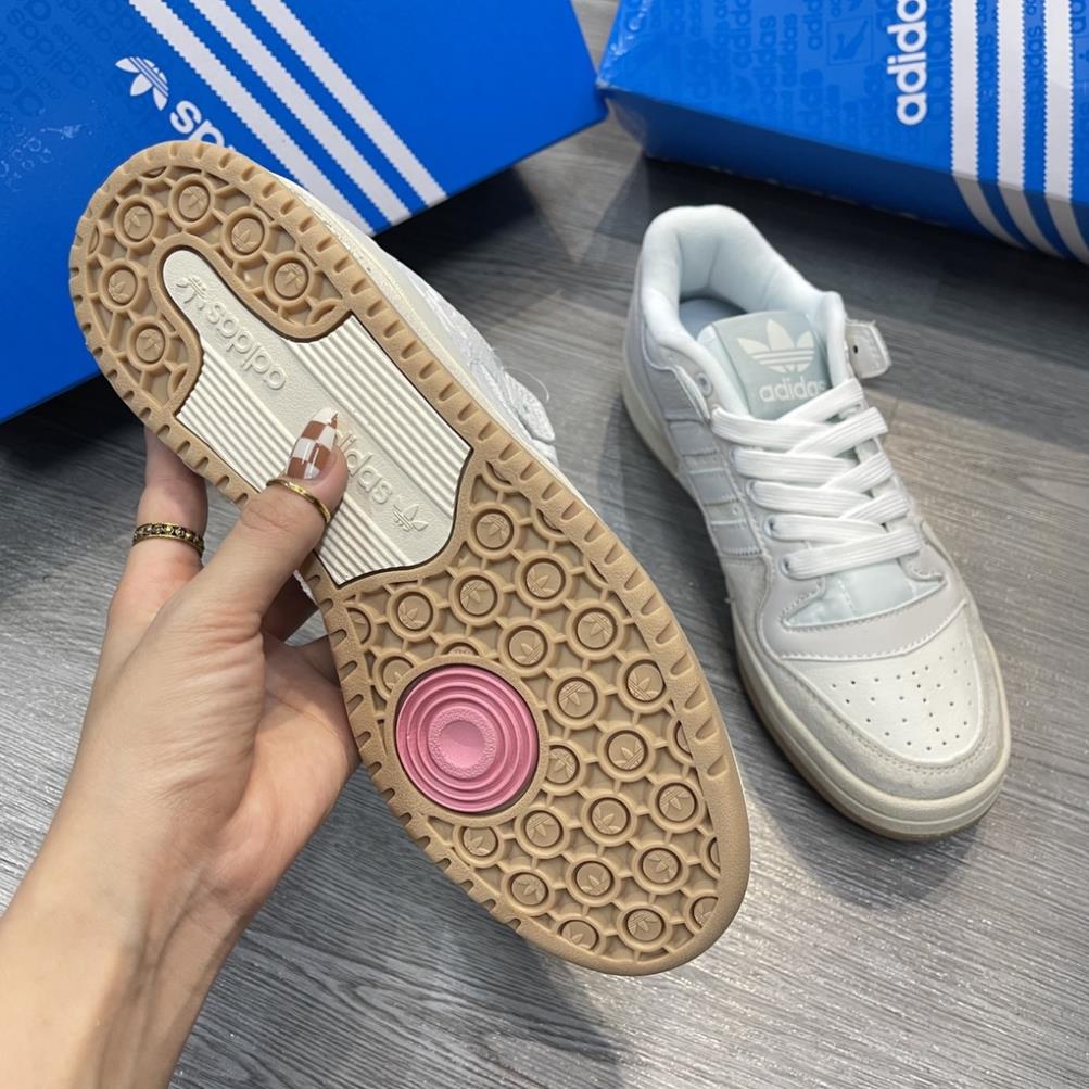 Giày Sneaker Das Forum 84 Trắng Phối Xám Nỉ