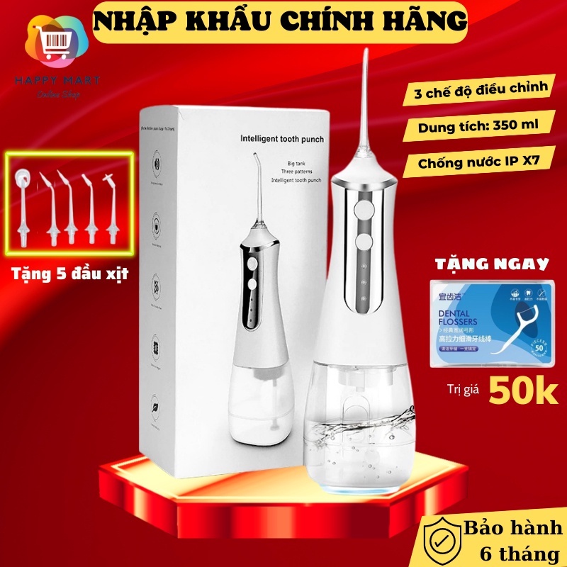 Máy tăm nước công nghệ chống nước vệ sinh răng miệng siêu sạch, nhập khẩu chính hãng Hiven