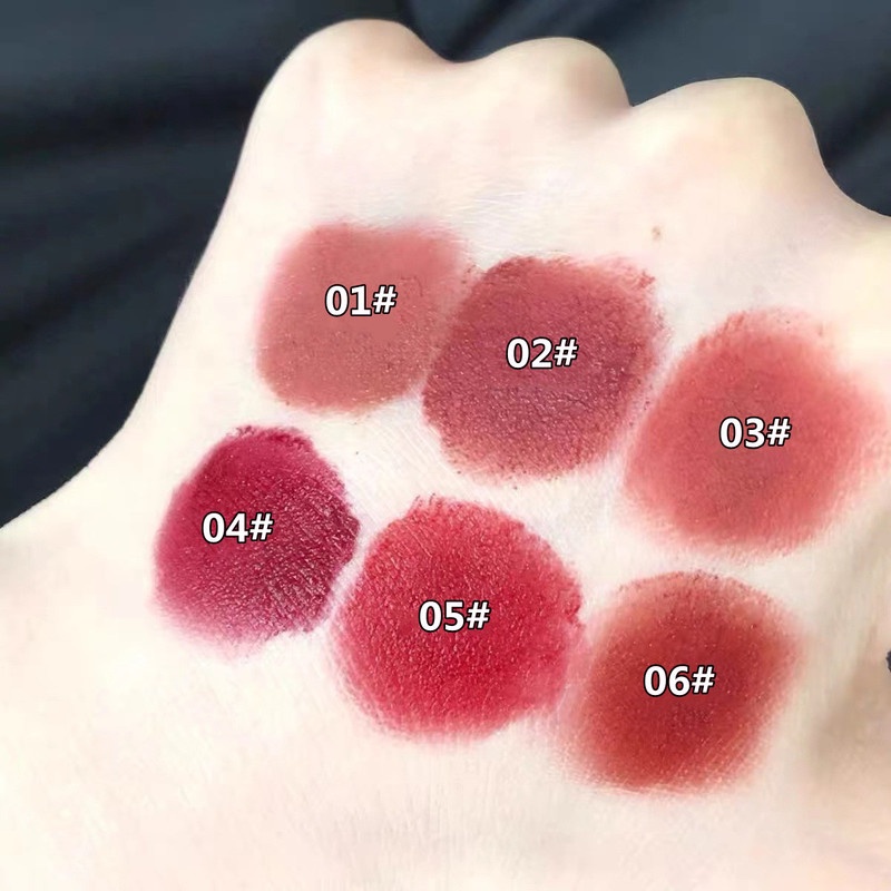 Set 6 Thỏi Son Kem Lì Đa Năng Chống Nước Lâu Trôi