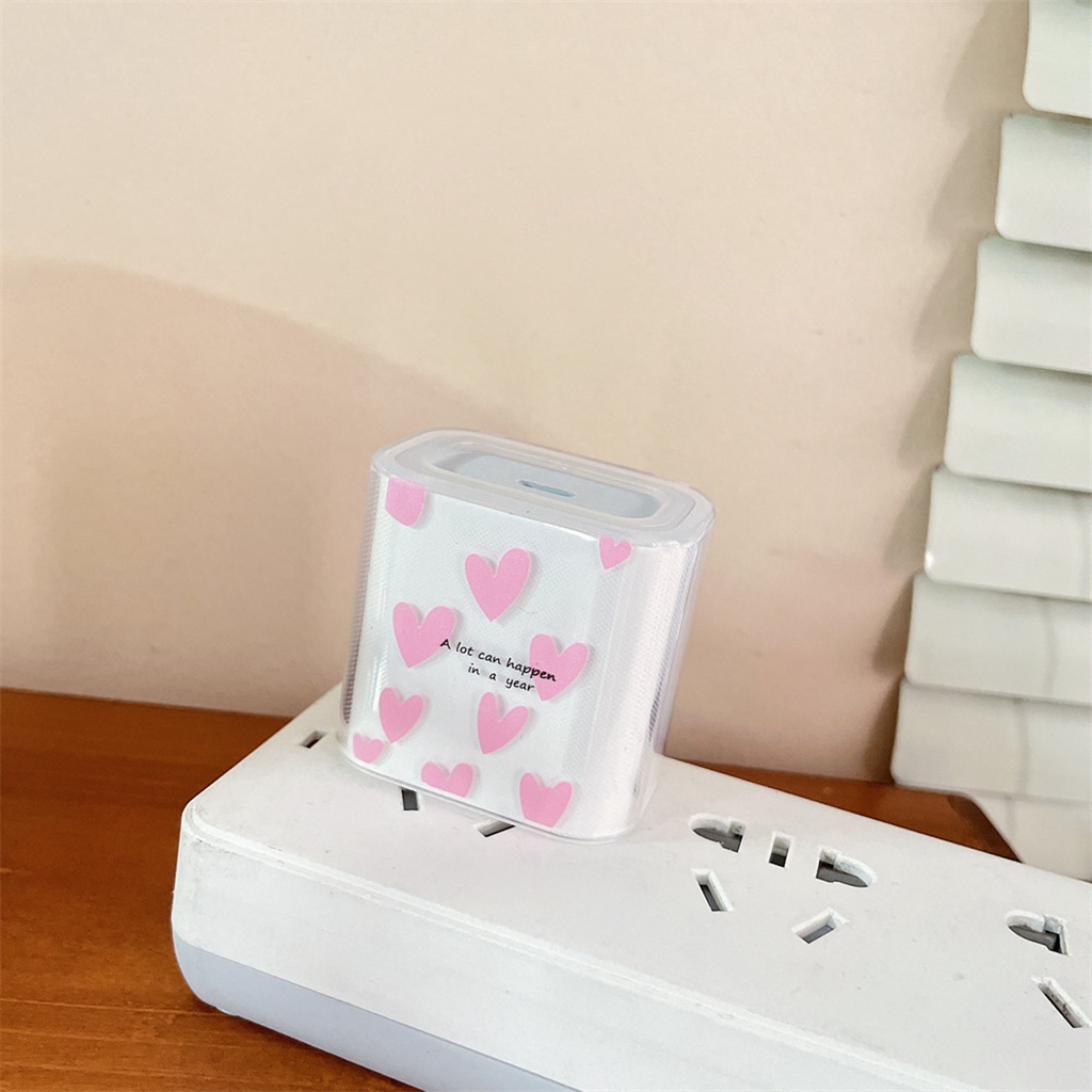 Vỏ Bọc Bảo Vệ Hộp Sạc Tai Nghe Apple 20 / 18w Bằng TPU Mềm Họa Tiết Hoa Và Starbucks Kaws Dễ Thương