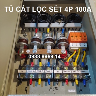 TỦ CẮT LỌC SÉT 4P 100A