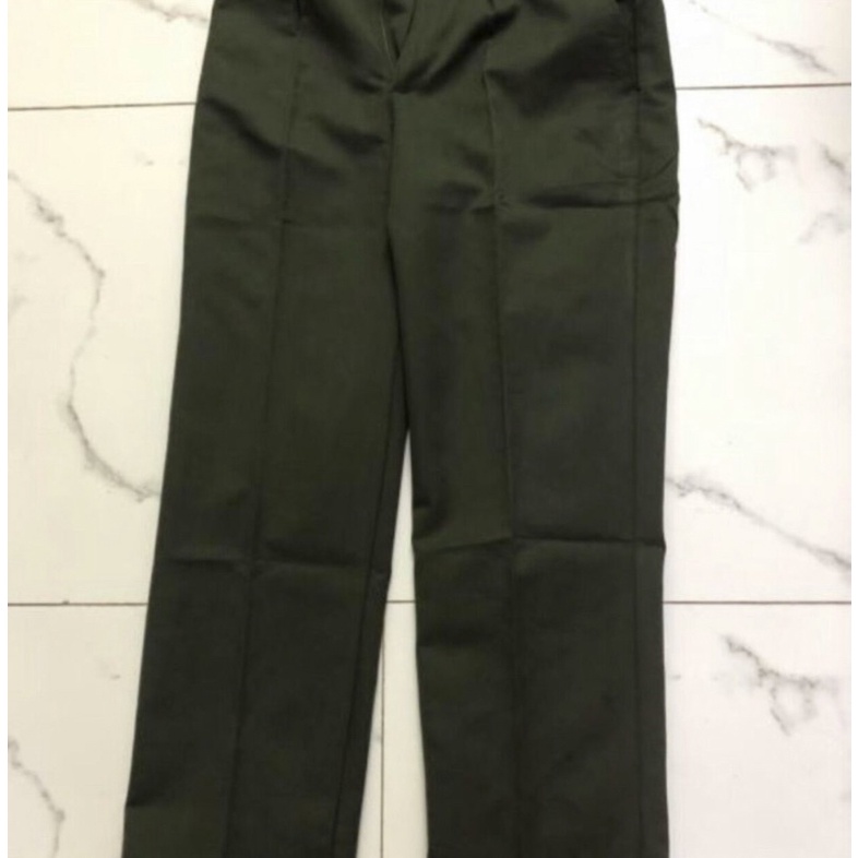 Quần Tây Nam,Quần Sân Bay Vải Kaki Màu Xanh Rêu