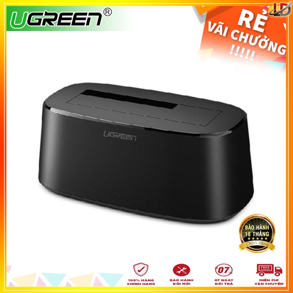 Ugreen 50740 - Thiết bị cắm nóng ổ cứng 2.5 và 3.5 inch hỗ trợ 12TB chính hãng - Phukienleduy