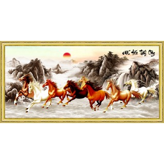 Tranh dán tường   VTC phong Thủy mã đáo thành công UD0259