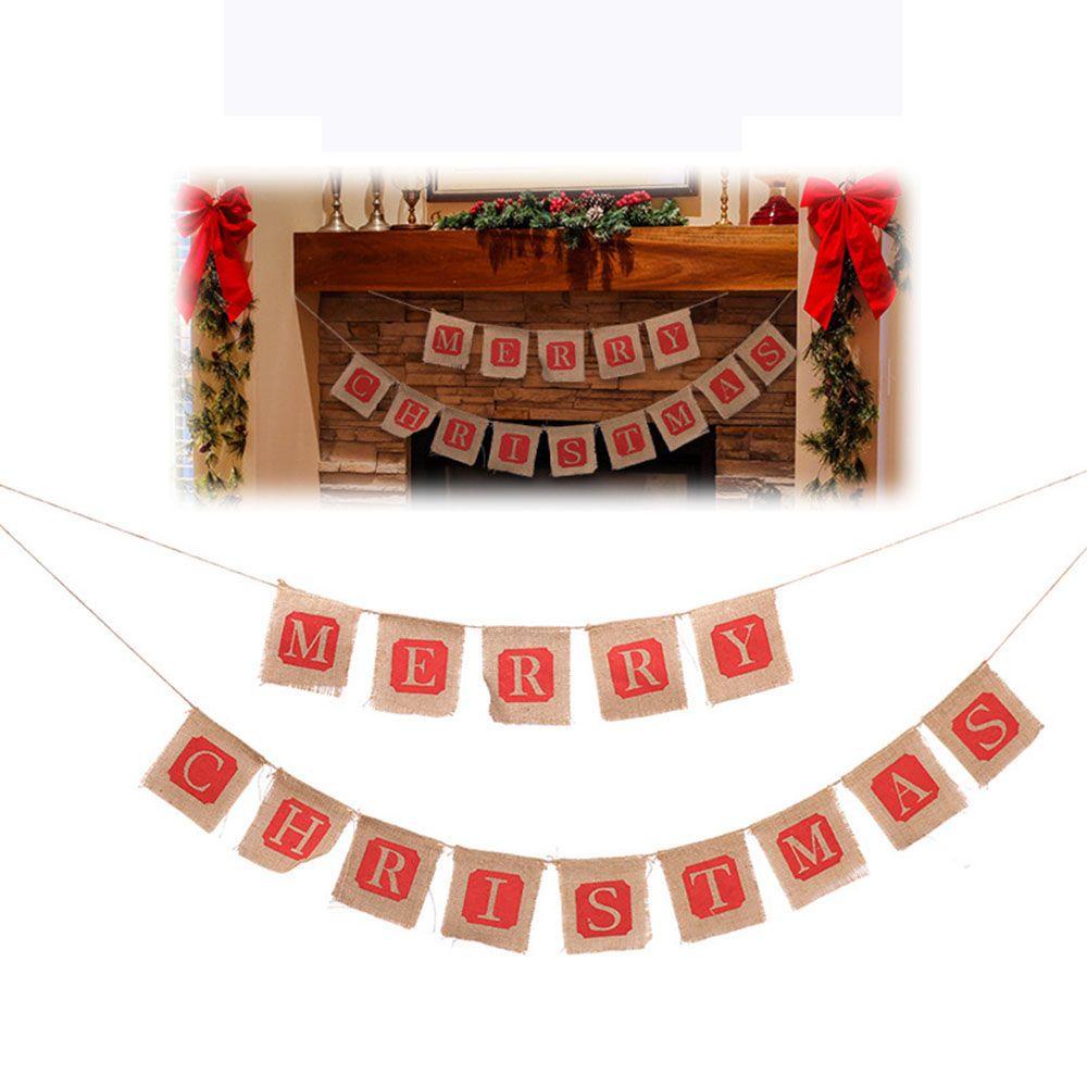 CONOPERY Dây Cờ Treo Trang Trí Giáng Sinh DIY