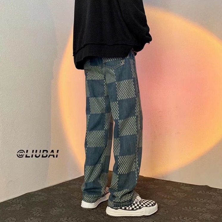 Quần Jeans Nam Dài Ống Đứng Thời Trang quần jean nam ống đứng from rộng quần baggy jean unisex Quần ống suông fashion quần jean nam kiểu dáng hàn quốc