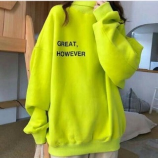 Áo nỉ cổ lọ freesize