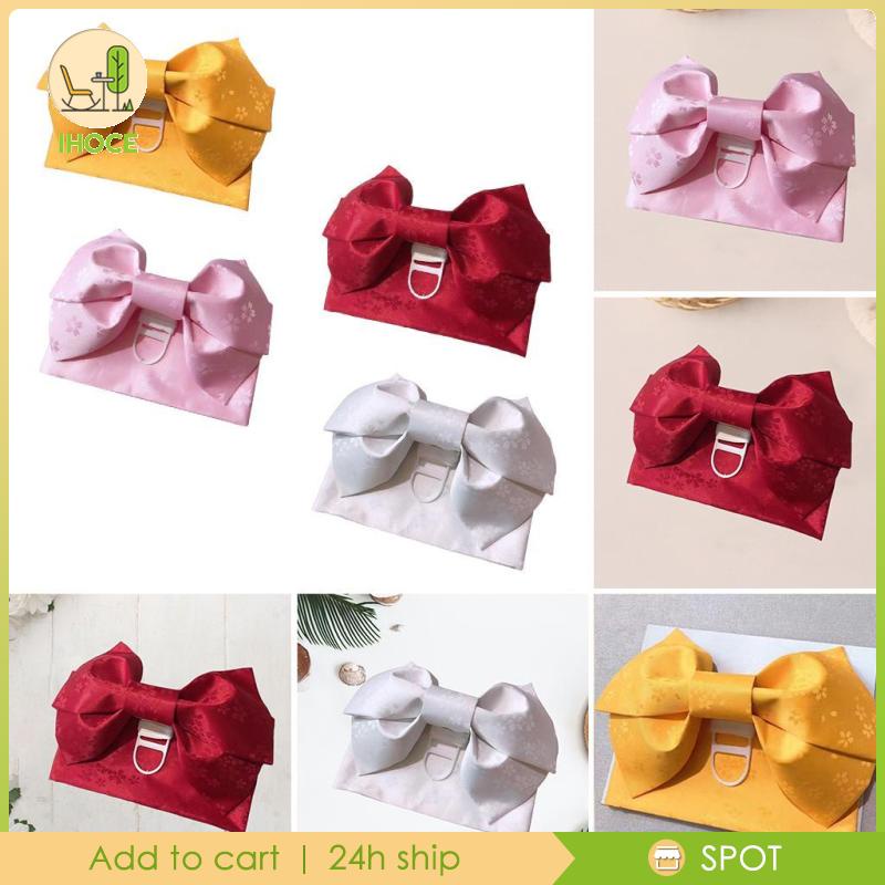 Thắt lưng họa tiết hoa thắt nơ phong cách Nhật Bản Tsukuri OBI Yukata