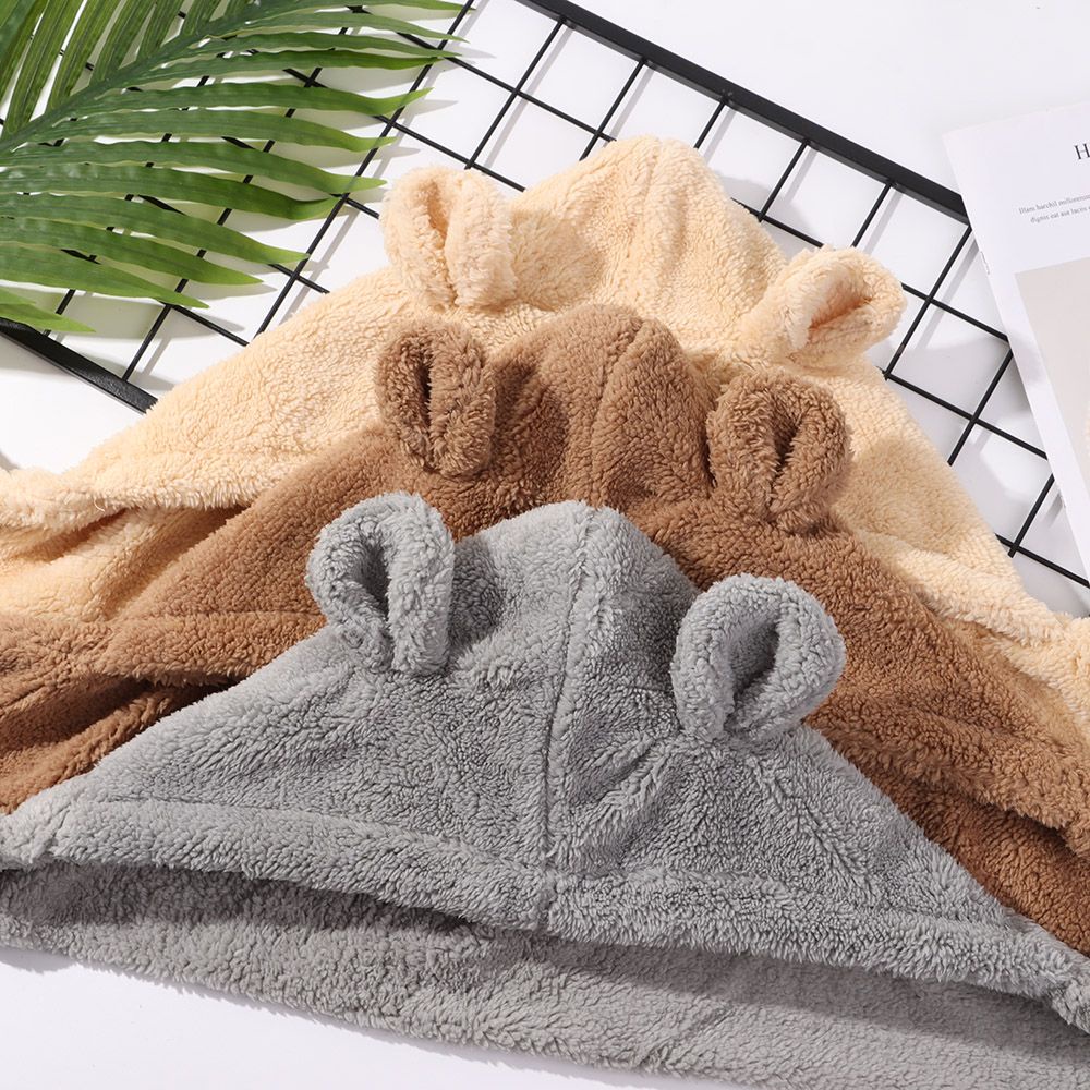 Mũ trùm đầu kiêm khăn che tai bằng lông giả nhiều màu sắc thời trang mùa đông cho nữ