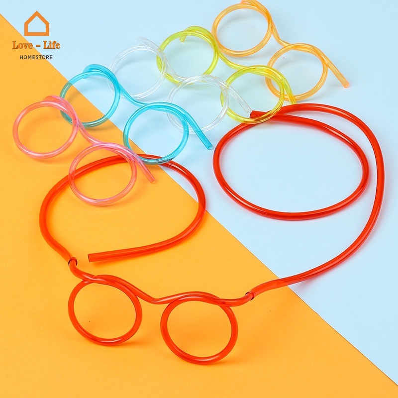 1 Ống Hút Bằng PVC Mềm Vui Nhộn Dễ Thương Cho Tiệc Sinh Nhật