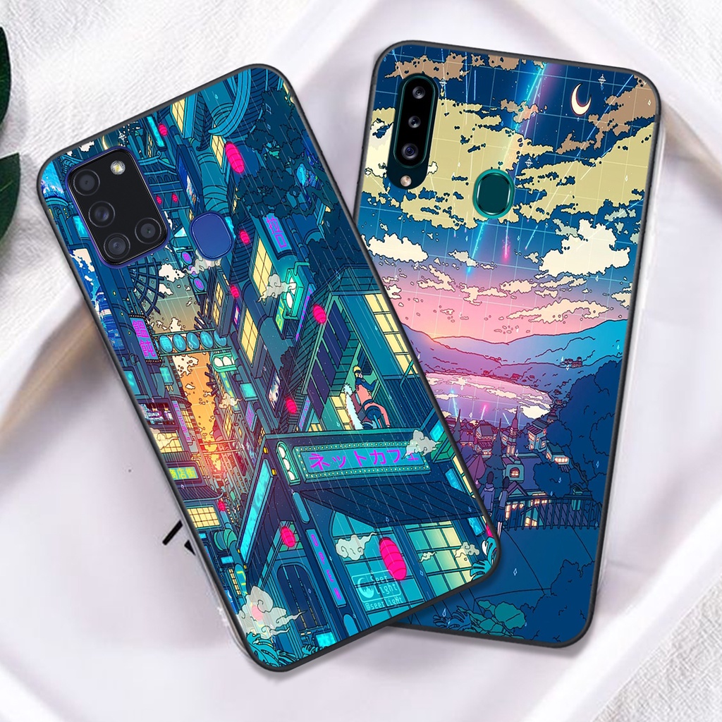 Bộ ốp lưng Samsung A20 / A20S / A21S phong cảnh Anime cực lung linh, thơ mộng. Ốp lưng SS chính hãng RẺ - BỀN - ĐẸP
