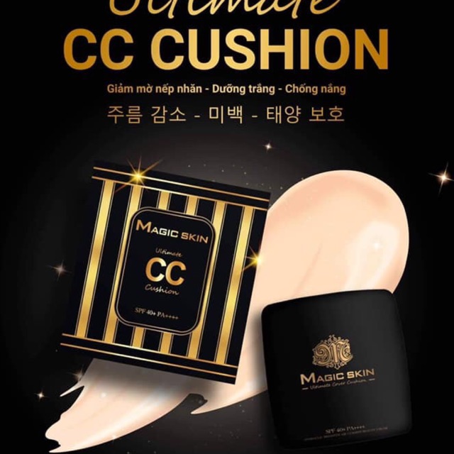 Cushion Magic Skin 🌻FREESHIP🌻 PHẤN NƯỚC NGỌC TRAI MAGIC SKIN - ULTIMATE CC CUSHION