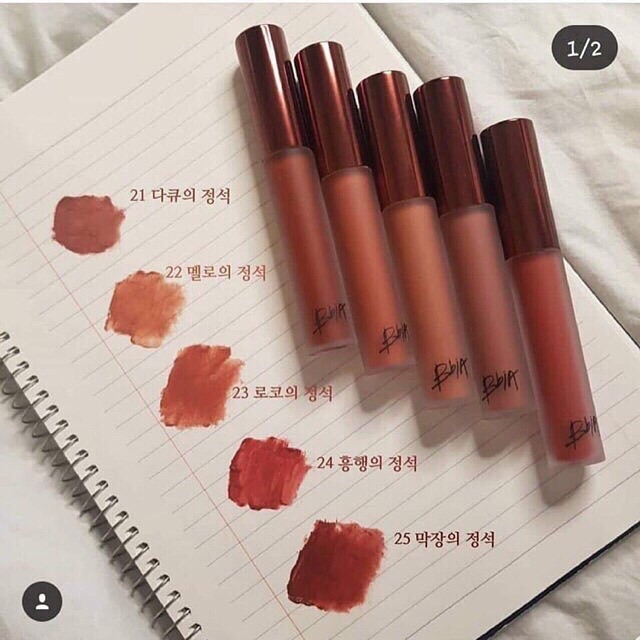 (Version 1-5 ) Son kem lì Bbia Last Velvet Lip Tint 5g