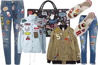 Sticker thêu/ patch gấu BROWN