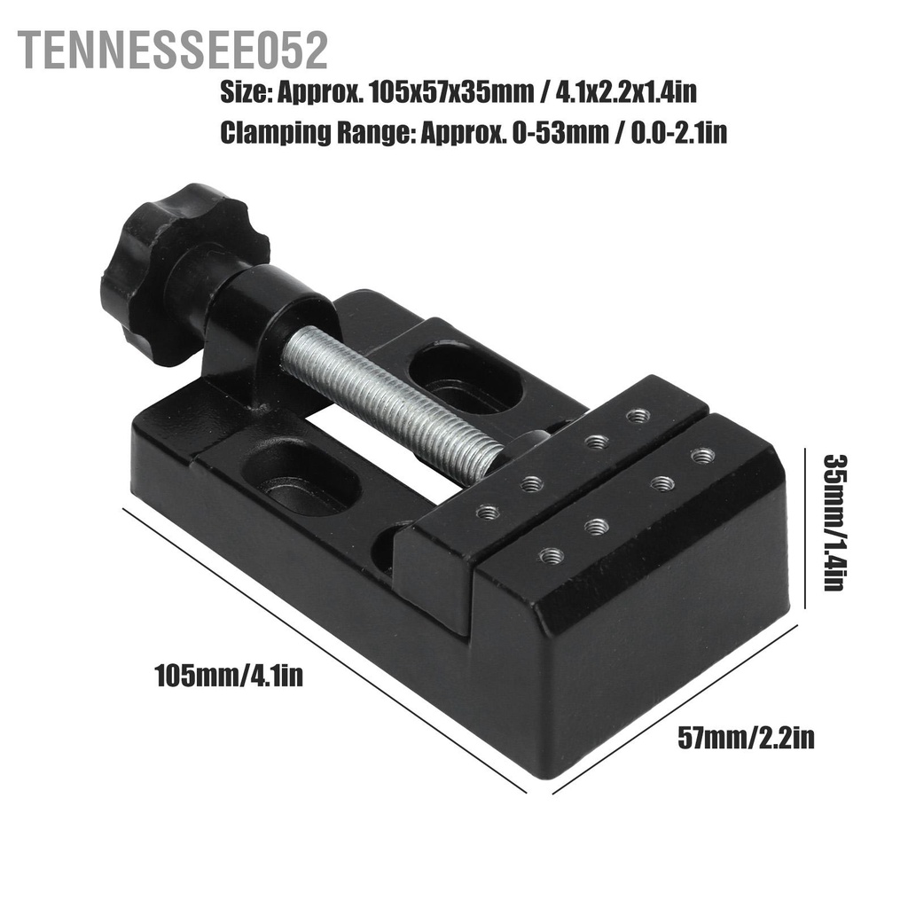 Tennessee052 Mini Bench Vice Kẹp Bàn Mở Phẳng Vise để sửa chữa tác phẩm điêu khắc Thủ công đồ trang sức Công cụ chạm tự làm