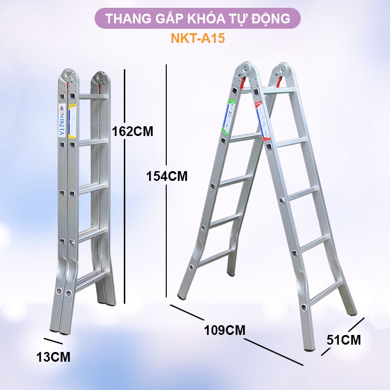 Thang Khóa Sập Tự Động Nikita - NIKA 15