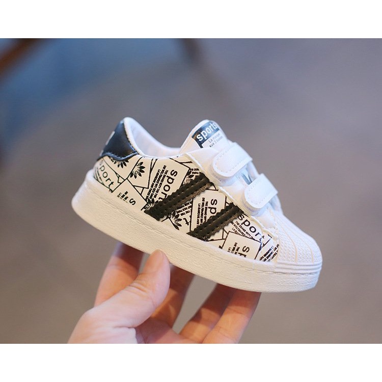 Giày thể thao 2 sọc năng động Cho Bé Trai Bé Gái Size 21-30