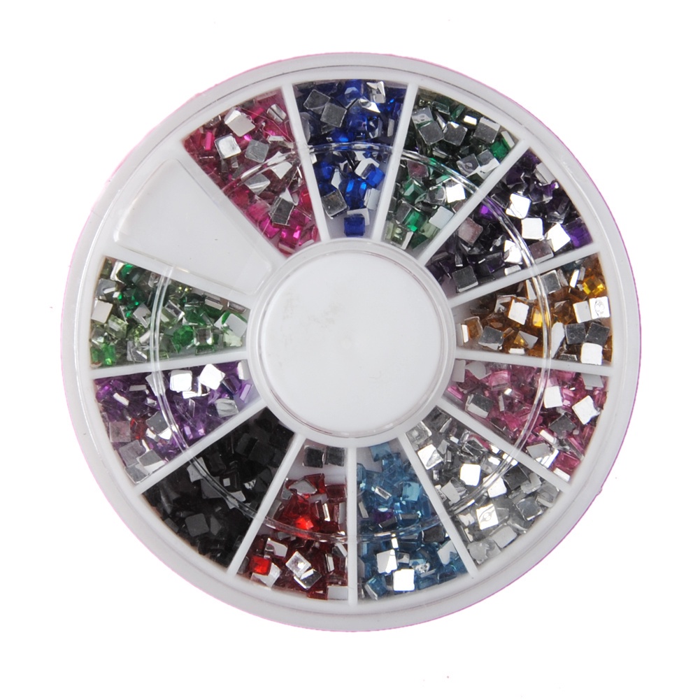 Phụ Kiện Hạt Cườm Lấp Lánh Trang Trí Móng Tay