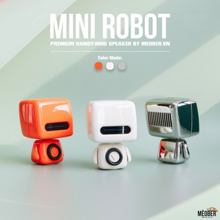 [Tặng kèm dây móc] Loa Bluetooth mini ROBOT cao cấp, âm thanh cực hay, siêu nhỏ gọn!