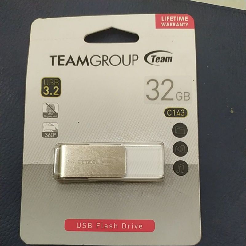 [Mã ELFLASH5 giảm 20K đơn 50K] USB 32GB USB 3.0 TEAMGROUP C143 CHÍNH HÃNG TAIWAN 100%