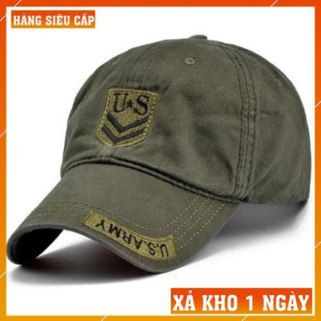 [FreeShip – Xả Kho 1 Ngày]  Mũ Lưỡi Trai  Lính Mỹ US. ARMY - Nón Kết Nam Đẹp Xịn