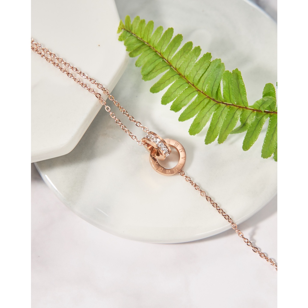 Vòng tay nữ CDE Sweet Love Unity Bracelet Rose Gold CDE2510BL