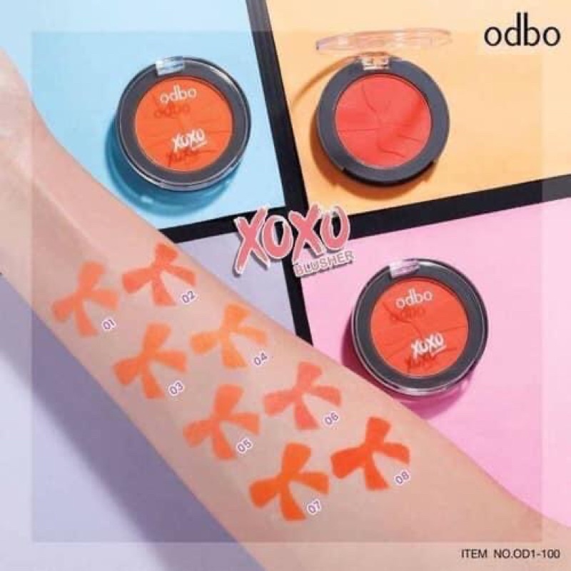 Phấn má hồng Odbo XOXO Blusher OD1-100