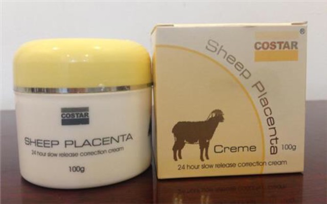 Công dụng Kem nhau thai cừu Placenta cream Costar: