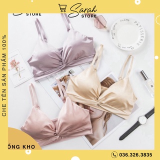 Bra lụa phi bóng hình nơ sang chảnh 265