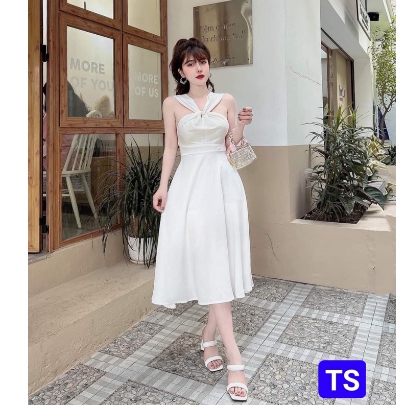 đầm thiết kế, đầm xòe dự tiệc dáng dài xoắn ngực công chúa | BigBuy360 - bigbuy360.vn