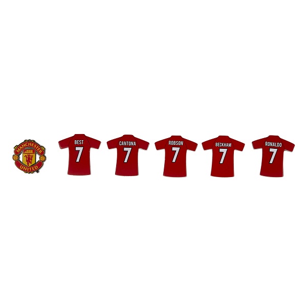 Bộ huy hiệu Manchester United Magnificent 7's badge set